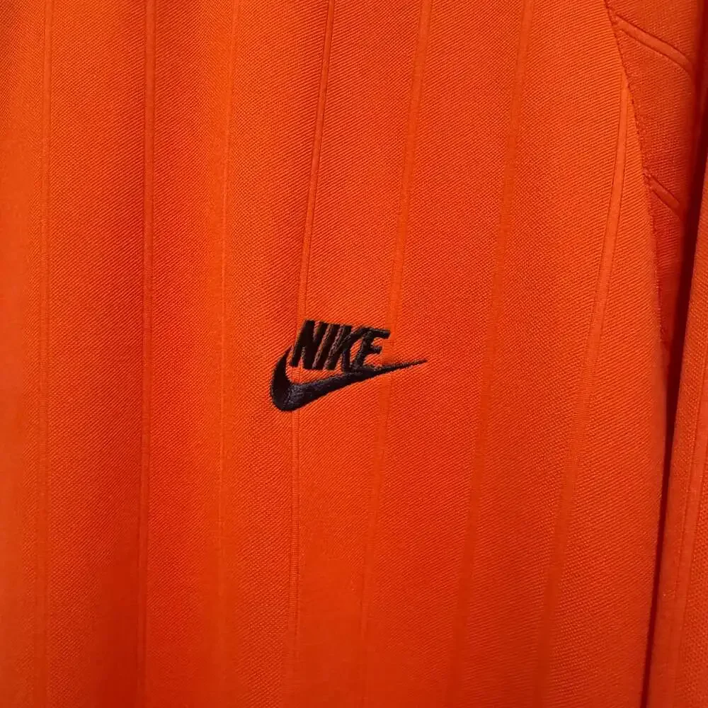 Vintage Nike Orange Striped Short Sleeve T-Shirt